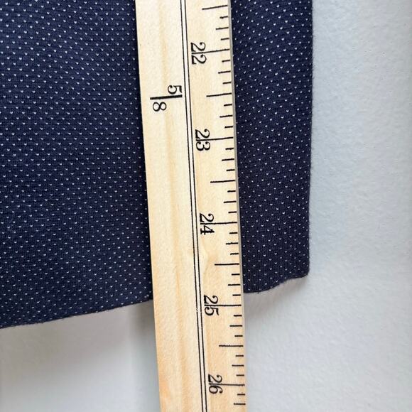 Banana Republic Navy One Button Stretchy Casual Blazer Jacket Women’s Size 6 - Picture 7 of 8